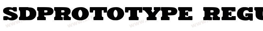 sdprototype Regular字体转换